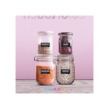 Colortouch Baharatlık Etiketleri - Kendinden Yapışkanlı - 108 Adet - Çıkartma Baharat Etiketleri - Suya Dayanıklı - Siyah Baharat Kutuları Etiketleri 124-Pembe