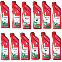 Castrol 2t 1 L 2 Zamanlı Benzin katkı Yağı 12 Adet