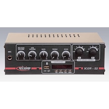 Tepe Sound Icon-52 50W / 4 Ohm-100V 2 Zone Usb Bluetooth Amfi
