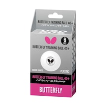 Butterfly Masa Tenisi Topu Btf Training Ball 40+ White 6er 7250730140