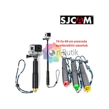 Sjcam Sj4000 Sj5000 3 Kademeli Monopod Çok Renkli