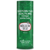 Billur Rafine Sodyumu %50 Azaltılmış İyotsuz Tuz 500 Gr X 4 Paket
