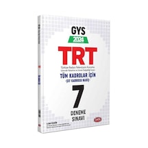 2024 Trt Tüm Kadrolar Şef Kadrosu Hariç Gys 7 Deneme Sınavı Data Yayınları