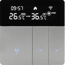 Xindoker Akıllı Su Isıtma Termostati, Wifi İle Uzaktan Kontrol, Doku Ve Ses Komutu, Büyük Lcd Ekran, Donma Engeli, Tatil Modu Ga Tipi