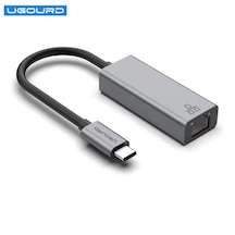 Ugourd 1000-mbps Rj45 Ethernet Dönüştürücü Adaptör Type-c Girişli Ce Lisanslı Sağlam Gigabit 1000mbps Rj45 Ethernet Dönüştürücü Adaptör