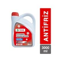 Kırmızı Antifriz Teos 3 Litre -40 Derece
