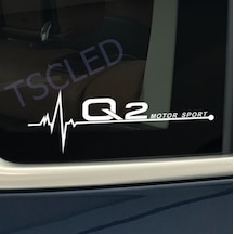 Q2 Kelebek Cam Audi Oto Araba Sticker