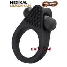 Erofoni Medikal Silikon Yapı Titreşimli 6 Cm Ring Penis Yüzüğü Halkası