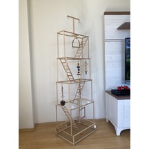 Paks Pet Ahşap Kuş Oyun Parkı No:18