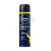 4 Adet Nivea Men Deep Extreme Deodorant 150 Ml