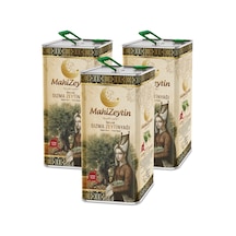 Mahizeytin Soğuk Sıkım Natürel Sızma Zeytinyağı 3 x 5 L