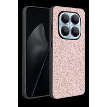 Onegif Note 15 Pro 4g Bright Simli Kapak - Pembe - Elm-01-879157
