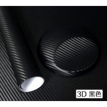 3D Karbon Folyo Siyah Hava Kanallı
