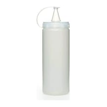 Şeffaf Kapaklı Sızdırmaz Yağlık Sosluk Şişesi Plastik Yağdanlık 400 Ml Ap 9028 Çok Renkli