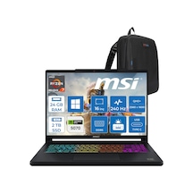 MSI Crosshair A16 HX E8WGXK-058XTRY-ZWYH05 R7-8840HX 24 GB 2 TB SSD RTX5070 16" W11H Dizüstü Bilgisayar +Çanta