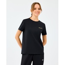 Skechers W Light Fabric T-shirt Kadın Siyah Tshirt S2520239-3817 Siyah