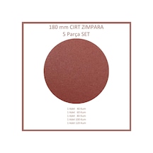 180 Mm Cırt Zımpara Seti, 5 Parça