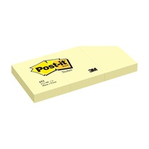 Post-it 653 Yapışkanlı Not Kağıdı 38x51 Sarı 3lü Paket