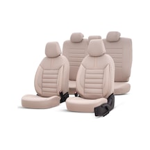 Tr Limited Design Ortopedik Ekstra Destekli Oto Koltuk Kılıfı Tam Set Bej Genel