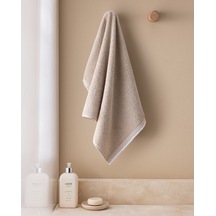 Madame Coco Camille %100 Pamuk Kroşeli Yüz Havlusu - Bej/beyaz - 50x70 Cm 8684427298824 Çok Renkli