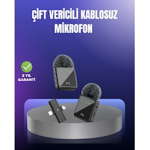 Vlog - 895 - Podcast Ve Röportajlar İçin Kablosuz Çift - Dpmıx-hb - Yaka Mikrofon