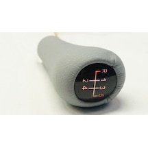 Vites Topuzu Işıklı Bmw 5 Vites E30 E34 E36 E39 E46 E60 E62 E90 E92 Gri Deri - 25112231550 Grıd