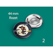 44 Mm Buton Rozet İğneli Çanta Kıyafet Rozeti Cadı Çok Renkli
