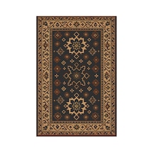Kartela Halı Rustik Halı Jüt Taban Dokuma Halı Antrasit - 100 X 150 Cm
