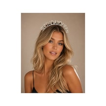 Birthday Queen Kristal Taşlı Taç Gümüş - 888655014 Gümüş