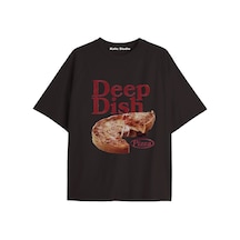 Kalic Studio Y2k Vintage Pickles Baskılı Siyah T-shirt Kod 227 Siyah-227
