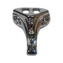 Hobi Mobilya Tasarımı İçin 100adet 1,5mm Nikel Taşlı Ahşap Sandık Kutu Ayağı Seti Renkli