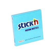 Gıpta Stıckn Yapışkanlı Not Kağıdı 76x76 Neon Mavi 100 Yp 12 Adet