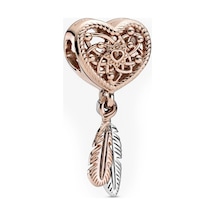 Nur Silver Kalpli Düş Kapanı Gümüş Charm Nur-bl12457