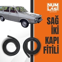 Renault Reno-12 Station Wagon Sağ Ön Ve Arka Kapı Fitili-a Kalite-numlas-nm7370