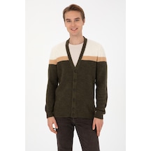 U.s. Polo Assn. Erkek Haki Hırka Triko 50315033-vr027 Hakı
