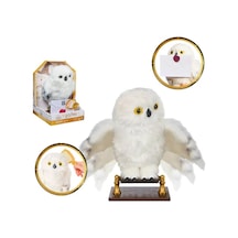 Harry Potter İnteraktif Büyüleyici Hedwig Baykuş Peluş Oyuncak 23 Cm 6061829 Çok Renkli