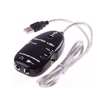 Alfais 4672 Usb Gitar Guitar Link Kablosu Çevirici Dönüştürücü