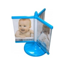 10X15Cm Fotoğraflar Için 6Lı Fotoğraf Çerçevesi-Mavi