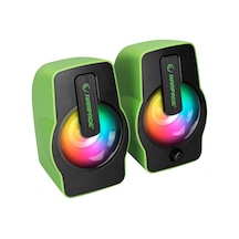 Rampage Rms-G7 Falsetto 2.0 6 Watt Rgb Ledli Yeşil Multimedia Gam