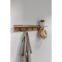 Atlas Portmanto Duvar Askılığı Elbise Askılığı Atlas Çam 85 Cm