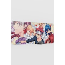 Food Wars Anime V1 - 90x40 Xxl Gaming Kauçuk Kaymaz Taban Mouse Pad Fare Altlığı