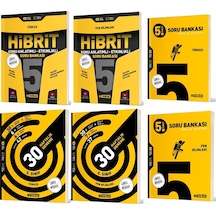 Hız 2025 5. Sınıf Türkçe + Fen Bilimleri Haftalık Deneme + Hibrit + Soru Seti 6 Kitap