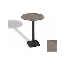 Bistro Masa Tokyo Esb - Werzalit, Wermodin Ve Allzalit Tabla 70 Cm Çap - Kahve Oxid Çok Renkli