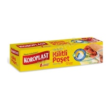 4 Adet Koroplast Kilitli Mutfak Torbası Küçük Boy