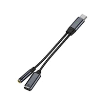 C To 2in1 3.5mm Type-c Çevirici Dönüştürücü Kulaklık Ve Hızlı Şarj