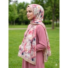 Moonscarfs Moonscarf Bambu Kraş Pamuk Şal Camel 207-125 Çok Renkli