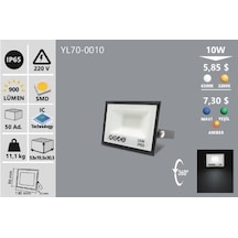 Noas 10w Led Projektör Amber