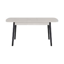 Elba Ortadan Açılır Mutfak Masası 75x130 Cm Bej