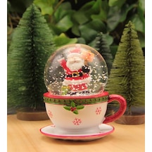 Yılbaşı Noel Kar Küresi Merry Christmas Fincan-e