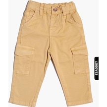 Xo Kids Erkek Bebek Kargo Pantolon 6 - 24 Ay 20013 Bej